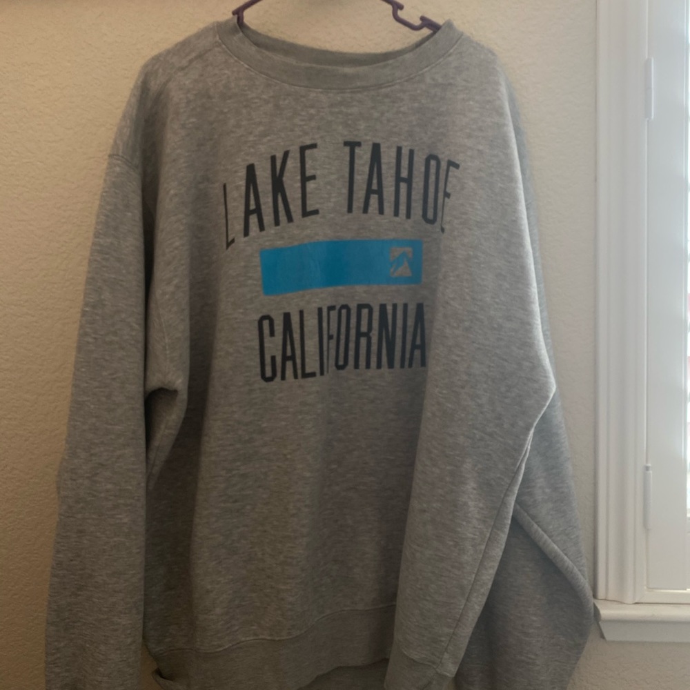 Gray Cozy Lake Tahoe Sweater